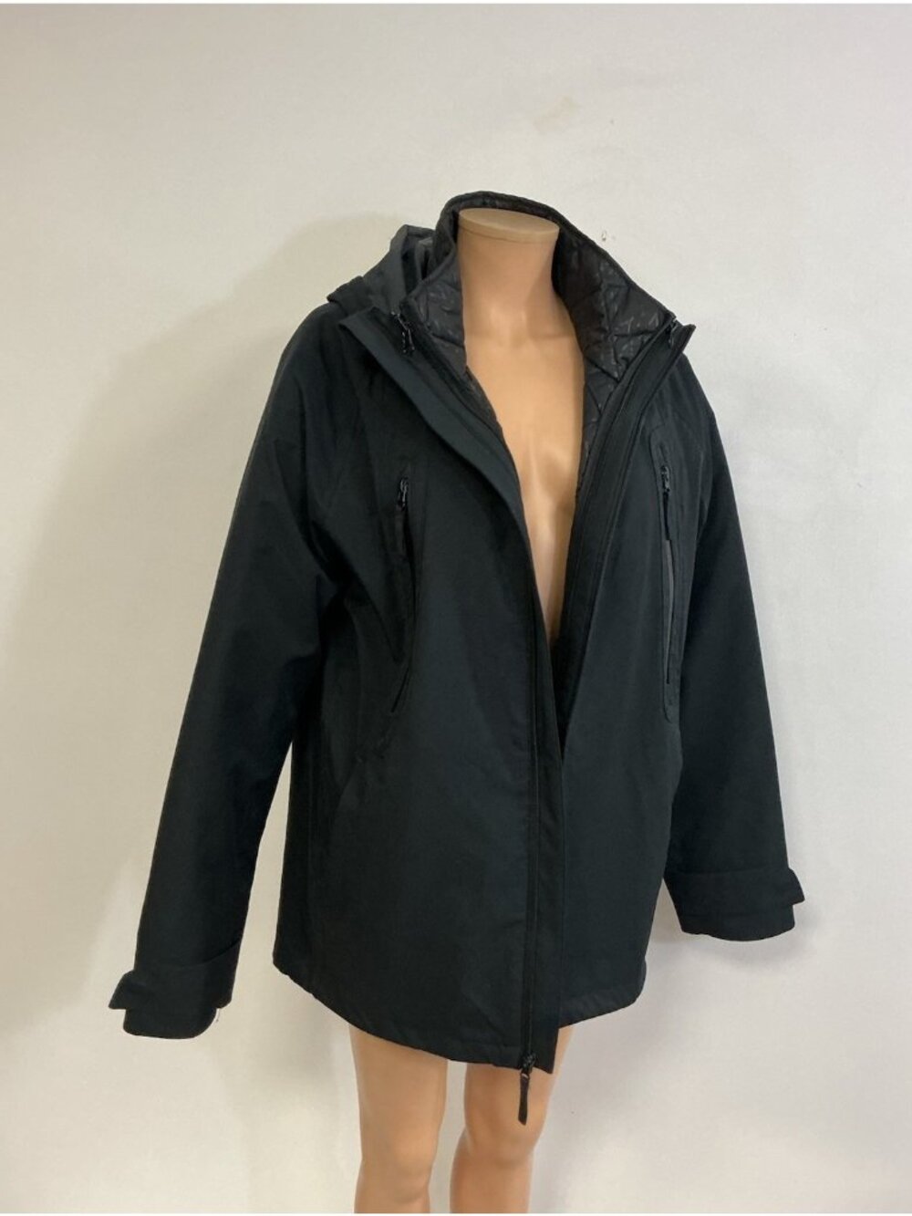Marc New York Coat Jacket Interchange Waterproof Womens Medium